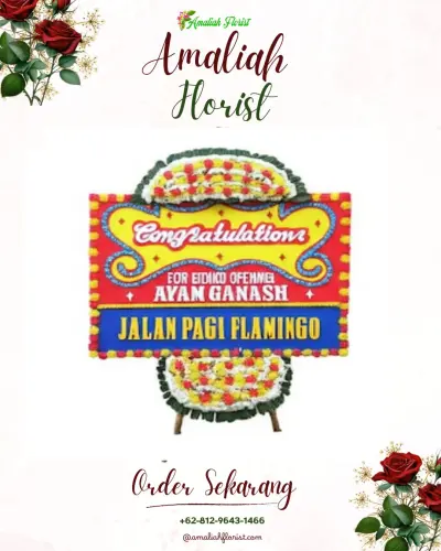 Bunga Papan Congratulation di Lumbung